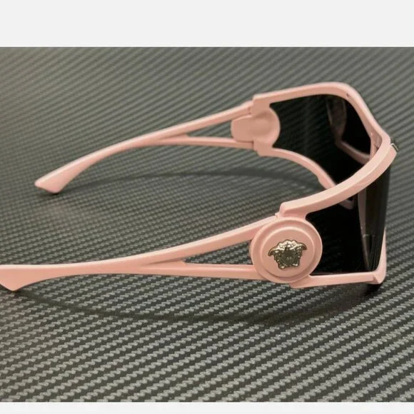 VERSACE Pink Dark Grey Unisex 60 mm Sunglasses is available 